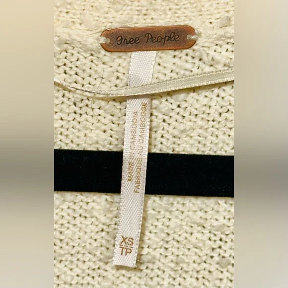 Free People Cream Knit Sweater - Picture 3 of 4